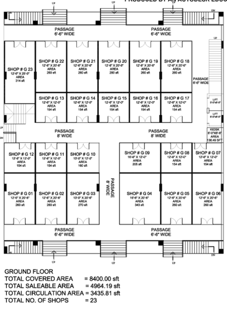 »Layout Plan of Ground Floor